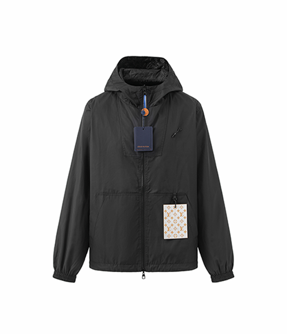 9a+ quality lv louis vuitton monogram reversible hooded jacket